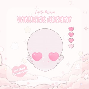 VTuber Asset | Rigged Heart Eyes