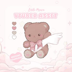 VTuber Asset | Rigged Sweet Heart Bear