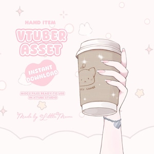 VTuber Asset | Rigged Kitty Coffee