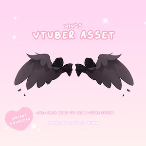 VTuber Asset | Rigged Fallen Angel Wings