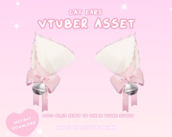 VTuber Asset | Rigged Sweet Melody Cat Ears
