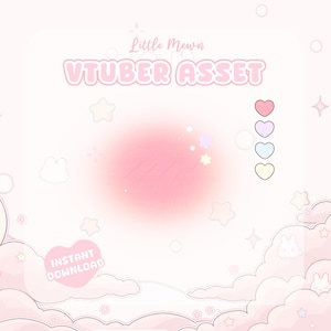 VTuber Asset | Rigged Flower Confetti Blush