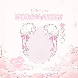 VTuber Asset | Rigged Bunny Buns V2