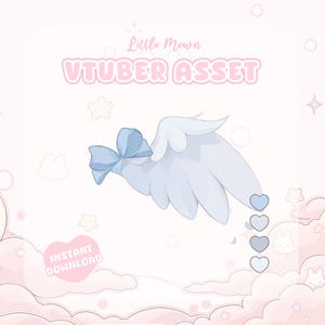 VTuberアセット | リグ付き天使の翼の雪