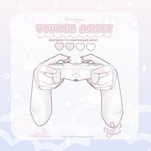 VTuber Asset | Mewncon Game Controller | Vtube Studio Native Controller Compatible
