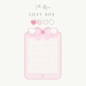 Chat animado con ángel rosa / Superposición para Twitch (Descarga digital)