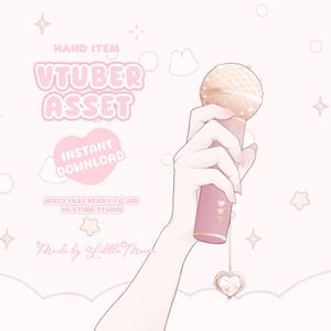 VTuber Asset | Rigged Hand Microphone