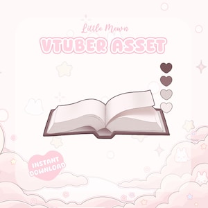 VTuber Asset | Rigged Floating Magic Book
