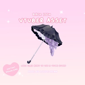 VTuber Asset | Rigged Flower Garden umbrella