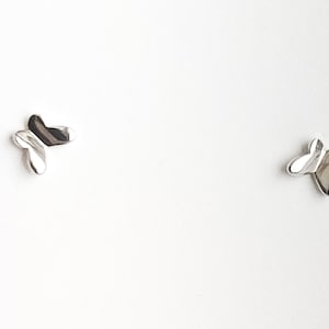 Butterfly earrings, Stud earrings, Sterling silver, gold earrings, gift for her, minimalist earrings, dainty earrings, tiny studs