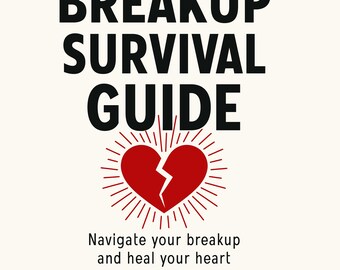 Breakup Survival Guide 30-Day Printable Journal for Healing & Self-Love Digital Download | PDF Format