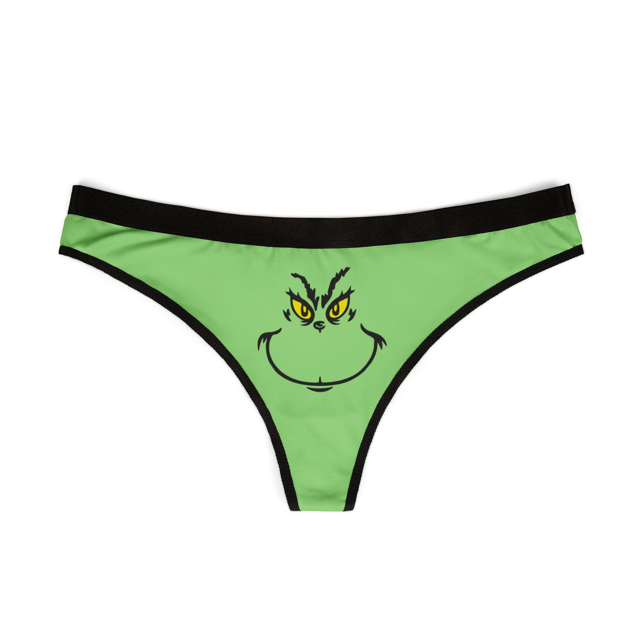 Grinch Mint Green Women's Thongs Comfort Meets Holiday Fun
