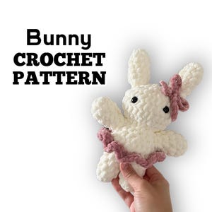 Low Sew häkeln Häschen Anleitung: Easy Amigurumi Plushie (PDF)