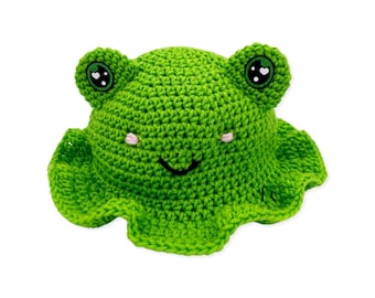 Handgemaakte gehaakte vissershoed: Cottagecore Kawaii Fashion