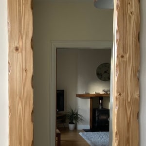 Beautiful quality rustic wooden full length style mirror