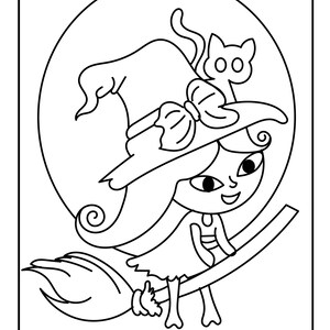 Halloween Coloring Pages for Kids Monster Mash Collection - Etsy