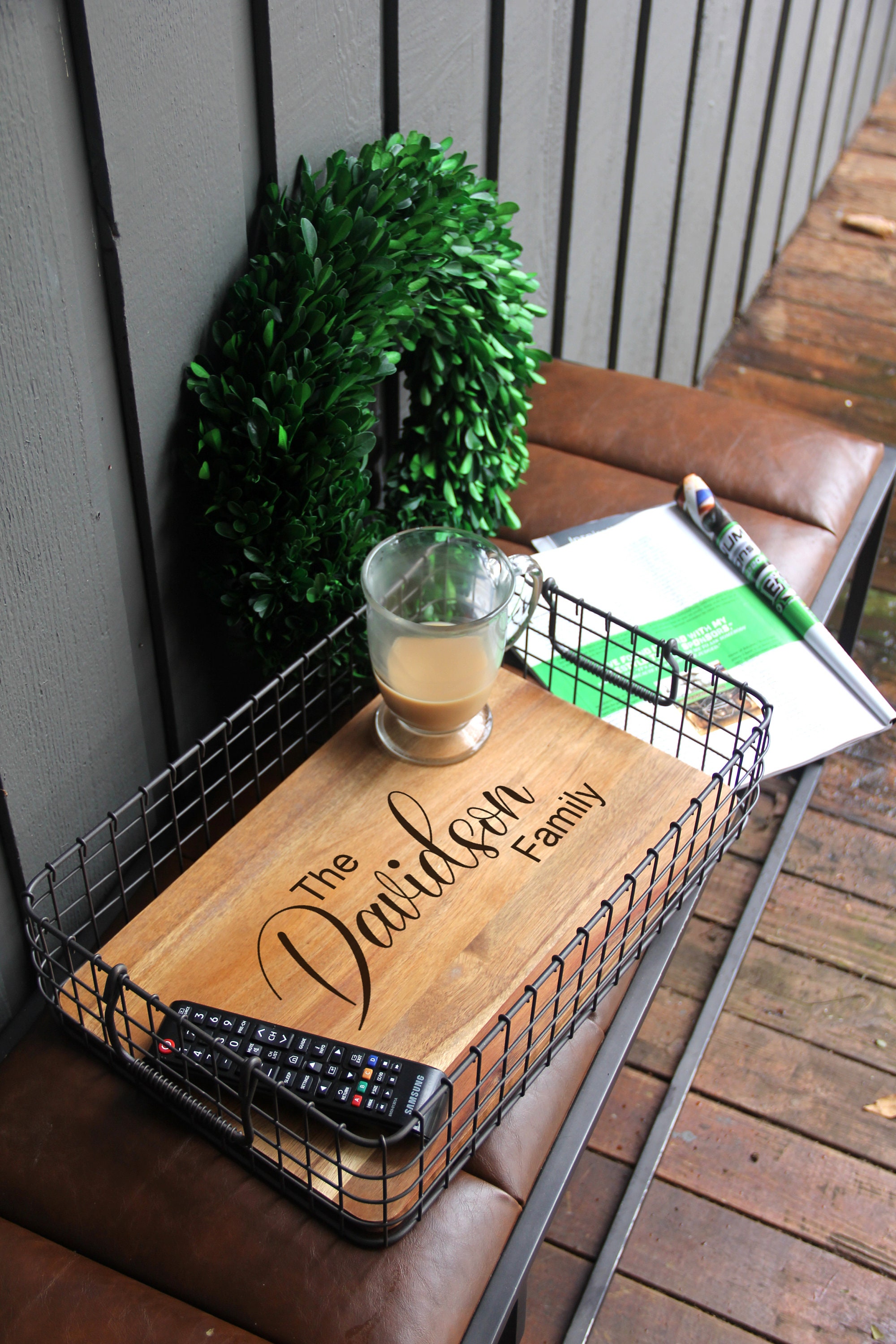 Personalized Engraved Tray / Basket / Organization / Storage ...