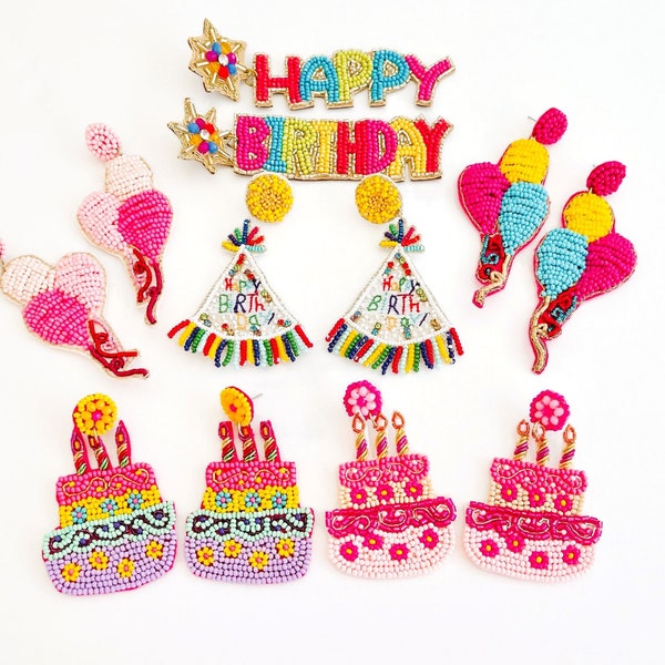Happy Birthday Glass Bead Bracelet main image 0