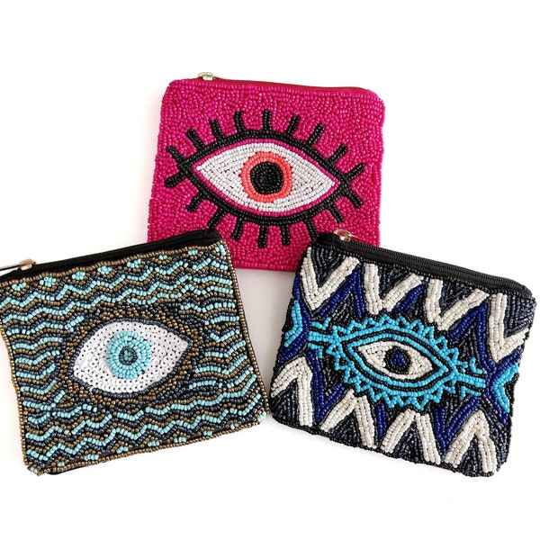 Tequila $ Beaded Coin Purse