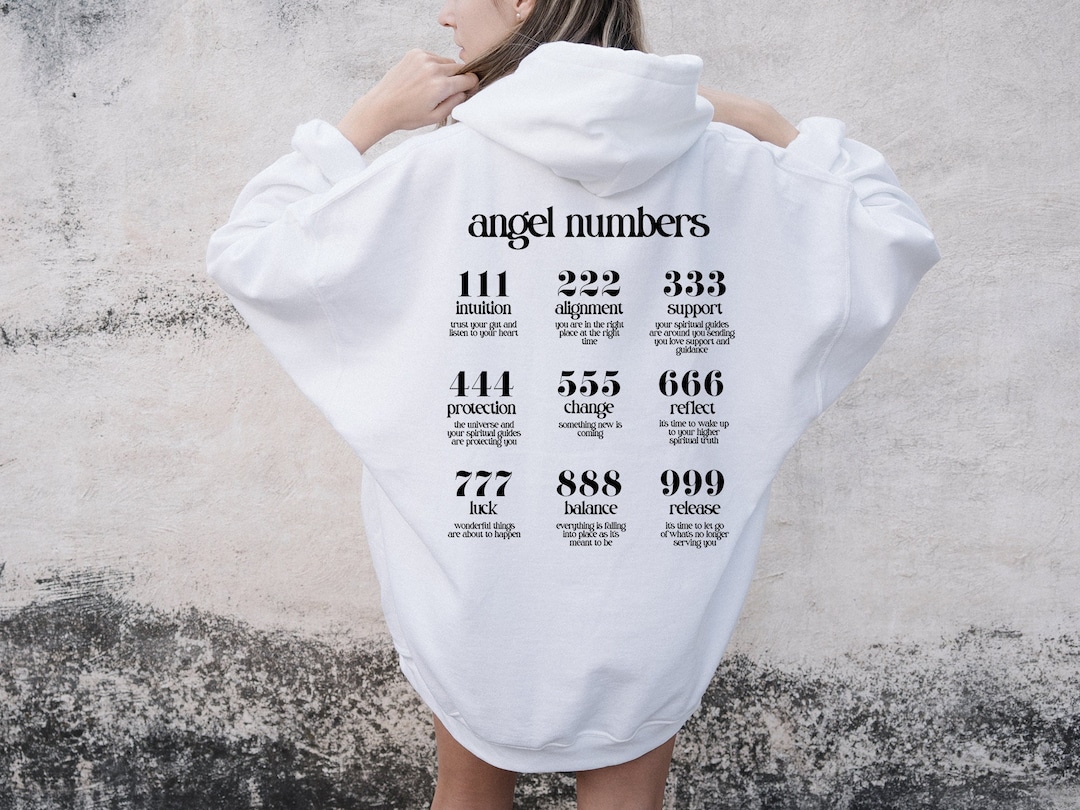 Angel Numbers Chart SVG Lucky Number Angel Number Halo Silhouette Cameo ...