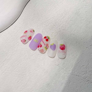 Nail Decals/ Nail Stickers - 3D Jelly Texture Fruits