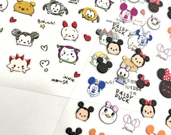 3D Disney Nail Stickers – Cute DIY Nail Art Decals