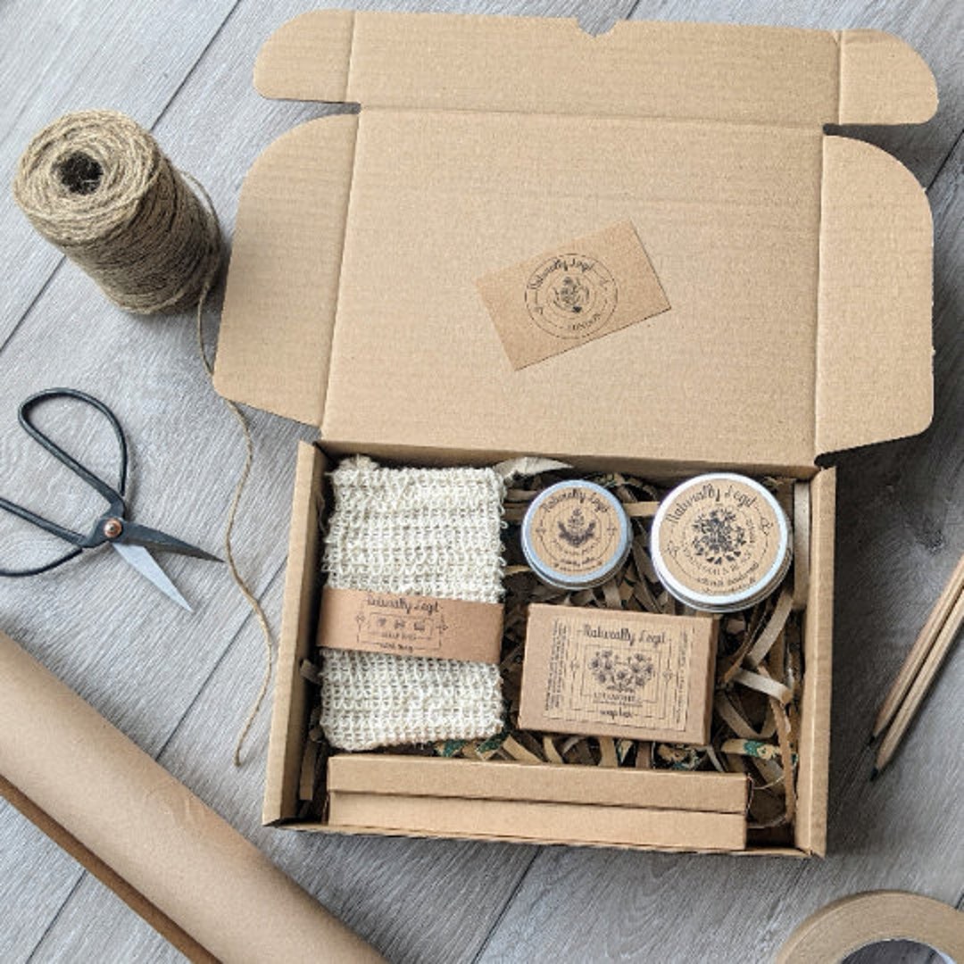 Bathroom Essentials Box Natural Deodorant, Bamboo Toothbrush, Vegan ...