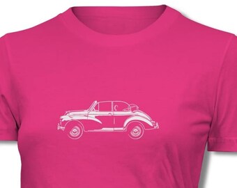 Morris Minor Convertible Embroidered & Personalised T Shirt Morris Minor Convertible Embroidered & Personalised T Shirt