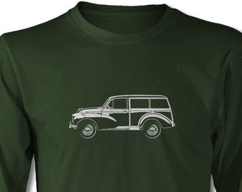 Morris Minor Saloon Embroidered & Personalised Polo Shirt 