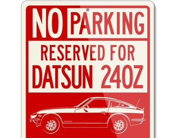 Datsun round advertising sign
