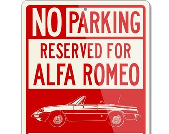 Vintage Alpha Romeo pin up girl metal sign classic car garage decor 