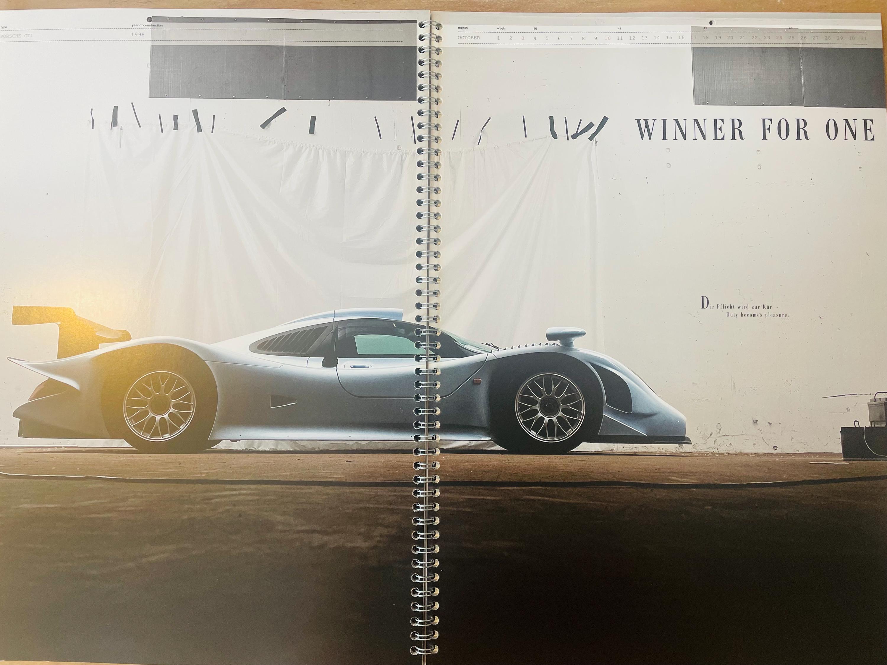 2010 Porsche Historic Design Calendar - Edition 2010 RARE - Etsy