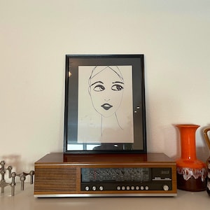 Vintage Mid Century Saba Mainau Radio, W. Germany, 1960s