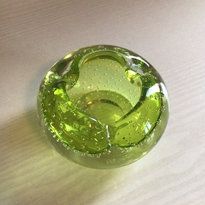 Vintage Mid-Century Murano glass ashtray/bowl Murano Venetian “SEGUSO” -Italy 1950&#39;s