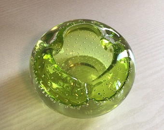 Vintage Mid-Century Murano glass ashtray/bowl Murano Venetian “SEGUSO” -Italy 1950&#39;s