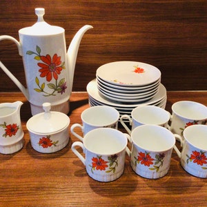 Vintage KAHLA East Germany Ceramic Coffee  set 1970’s