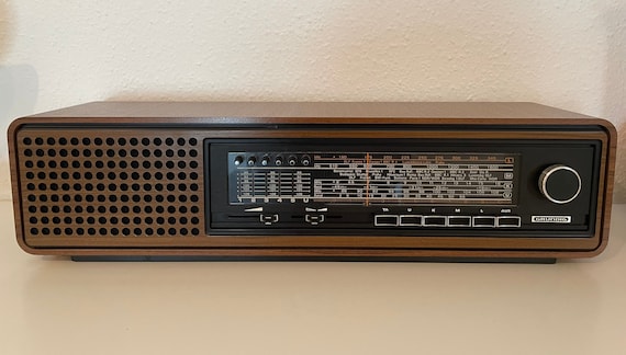 Vintage Mid Century Grundig Radio, W. Germany, 1960s - Etsy