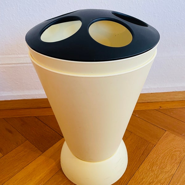 Mid Century Vintage Umbrella Stand Space Age Pop Art Italian Plastic Design 1990s