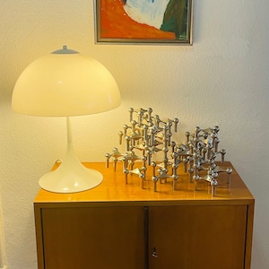 Vintage Mid-Century Space Age Table Lamp in the Panthella Style from Böhmer Leuchten, Germany  1970s