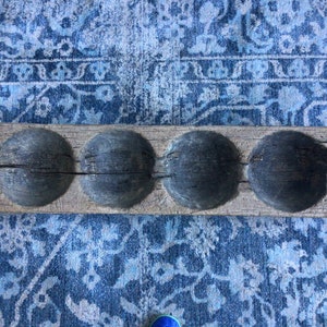 Vintage wooden cheese mold