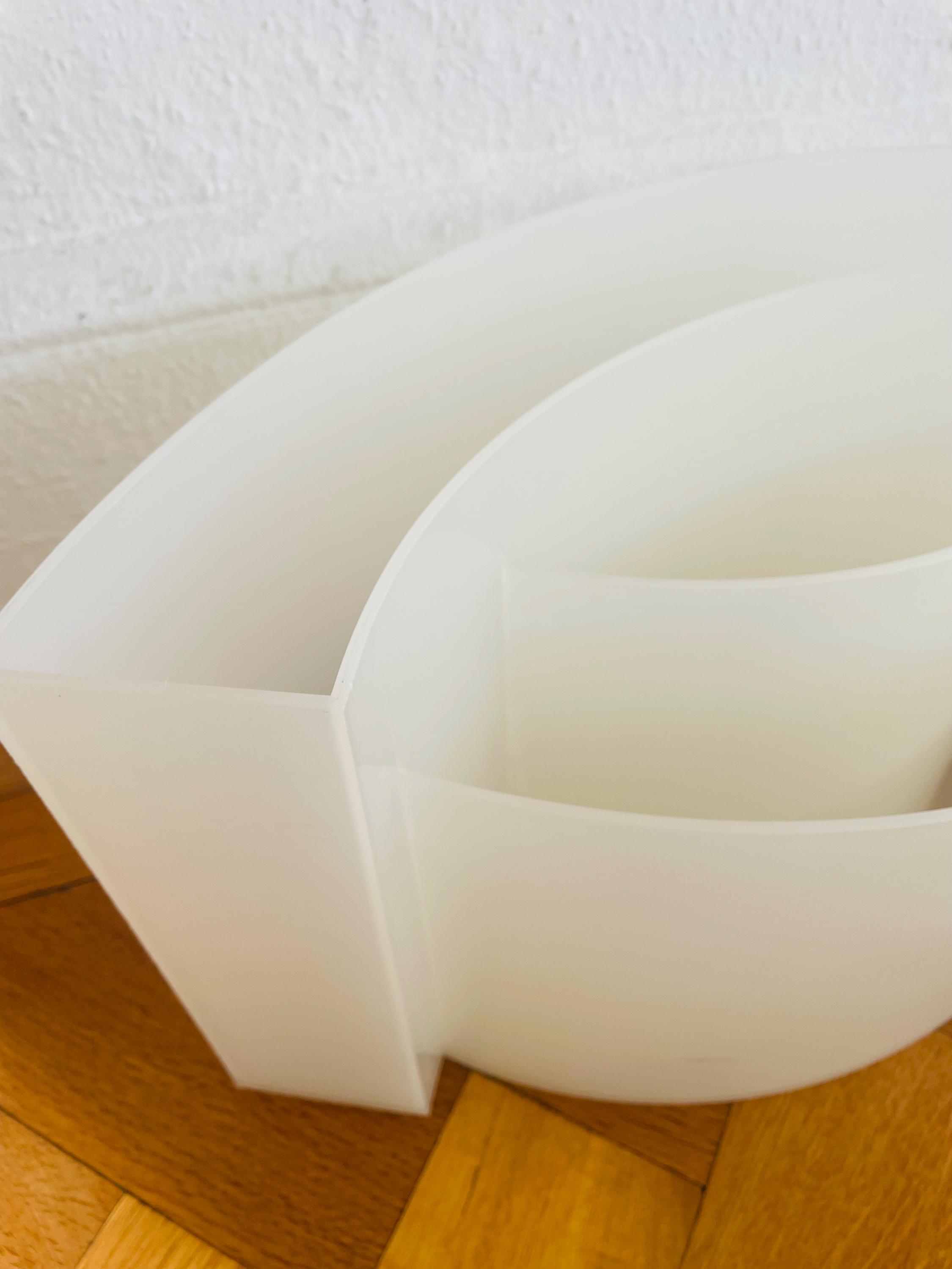 Vintage Wave Magazine Rack by Maier-aichen for Authentics- Italy