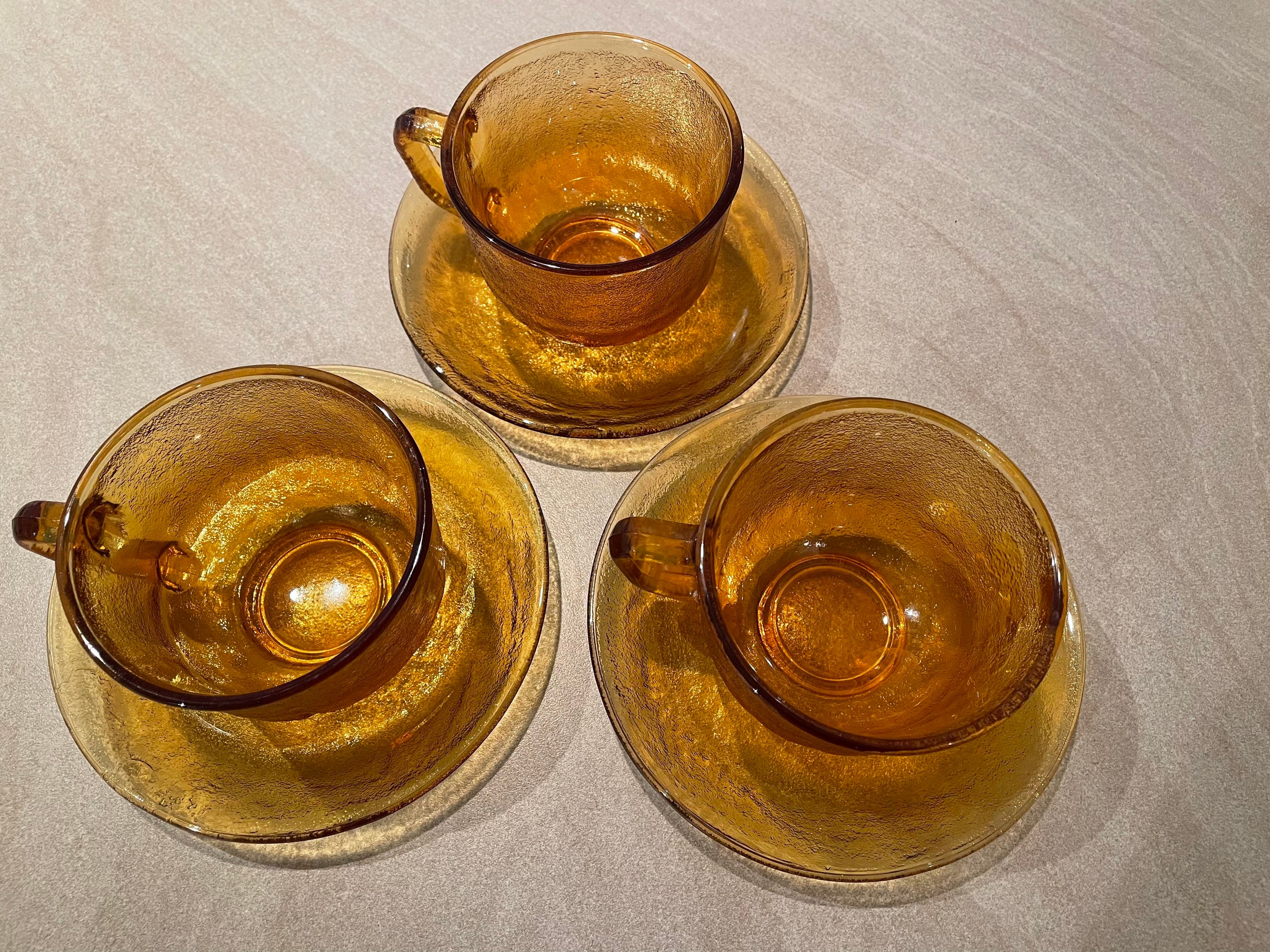 Amber Glass Mugs (pair) — Manual