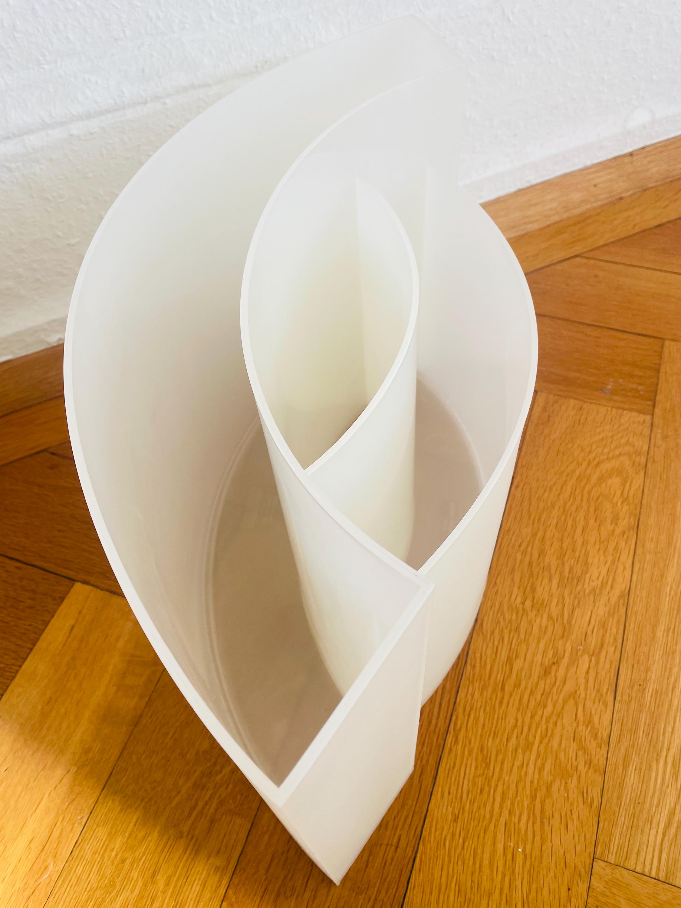 Vintage Wave Magazine Rack by Maier-aichen for Authentics- Italy