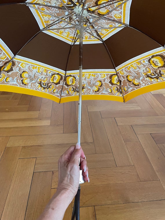 Vintage Multi-Color Umbrella 1970s - image 8