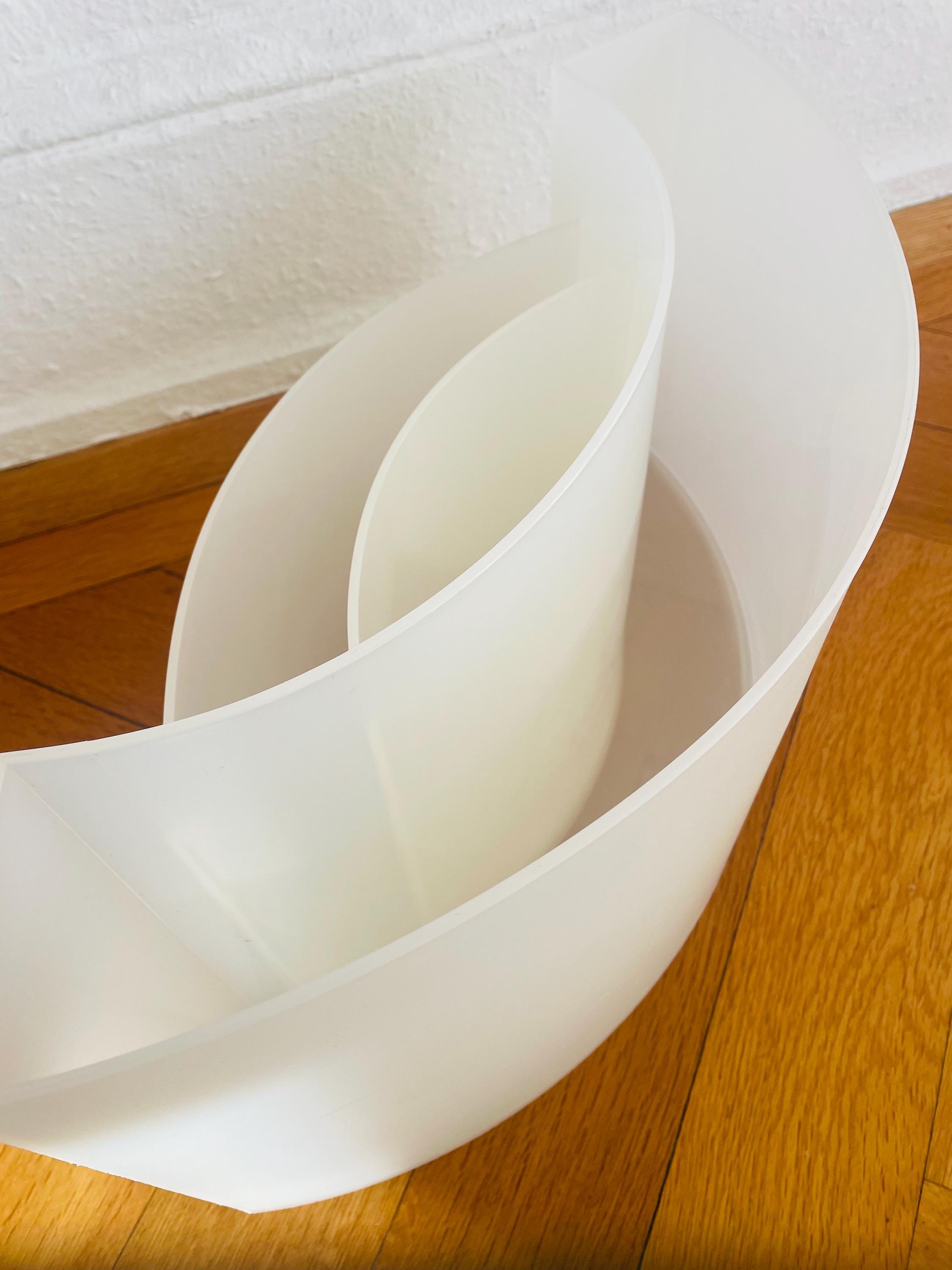 Vintage Wave Magazine Rack by Maier-aichen for Authentics- Italy