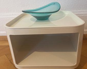 Vintage Mid Century Modern Anna Castelli Kartell Milano Square Side Table Vintage Kartell Trolley- 1960s- Price per piece