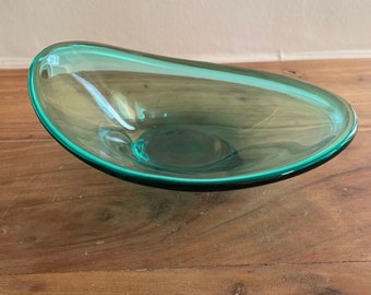 Vintage Holmegaard Selandia Glass Bowl: Mid Century Scandinavian Design