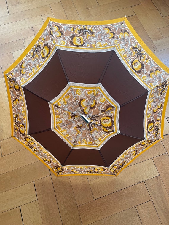 Vintage Multi-Color Umbrella 1970s - image 4