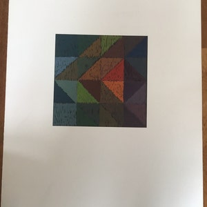Original Mid-Century Modern Abstract Art