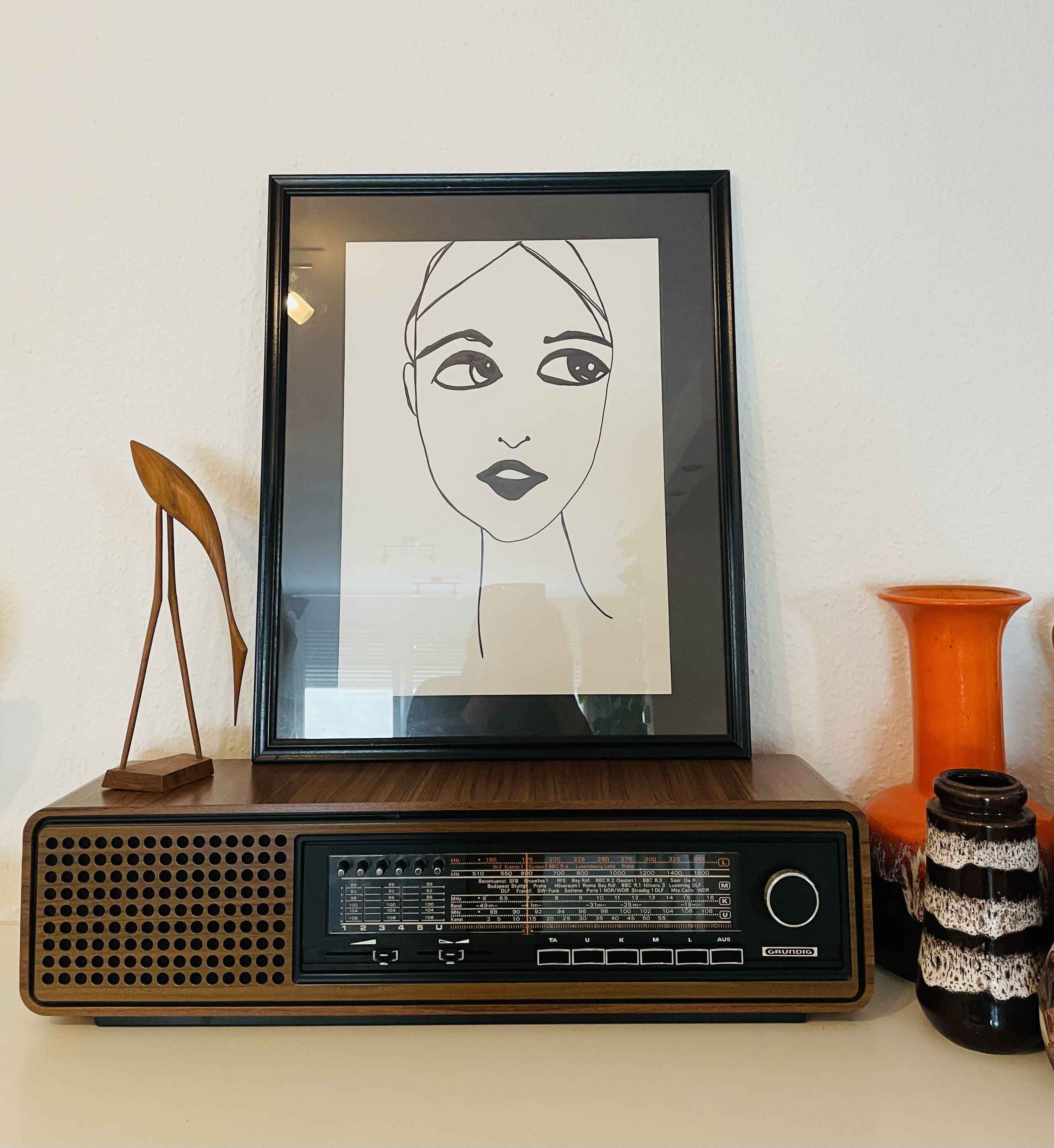 Vintage Mid Century Grundig Radio, W. Germany, 1960s - Etsy